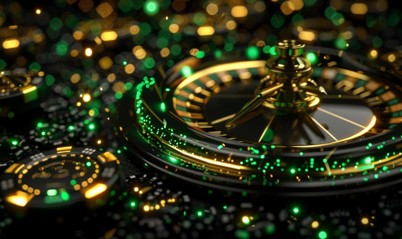Permainan Baccarat dengan meja hijau dan dealer profesional
